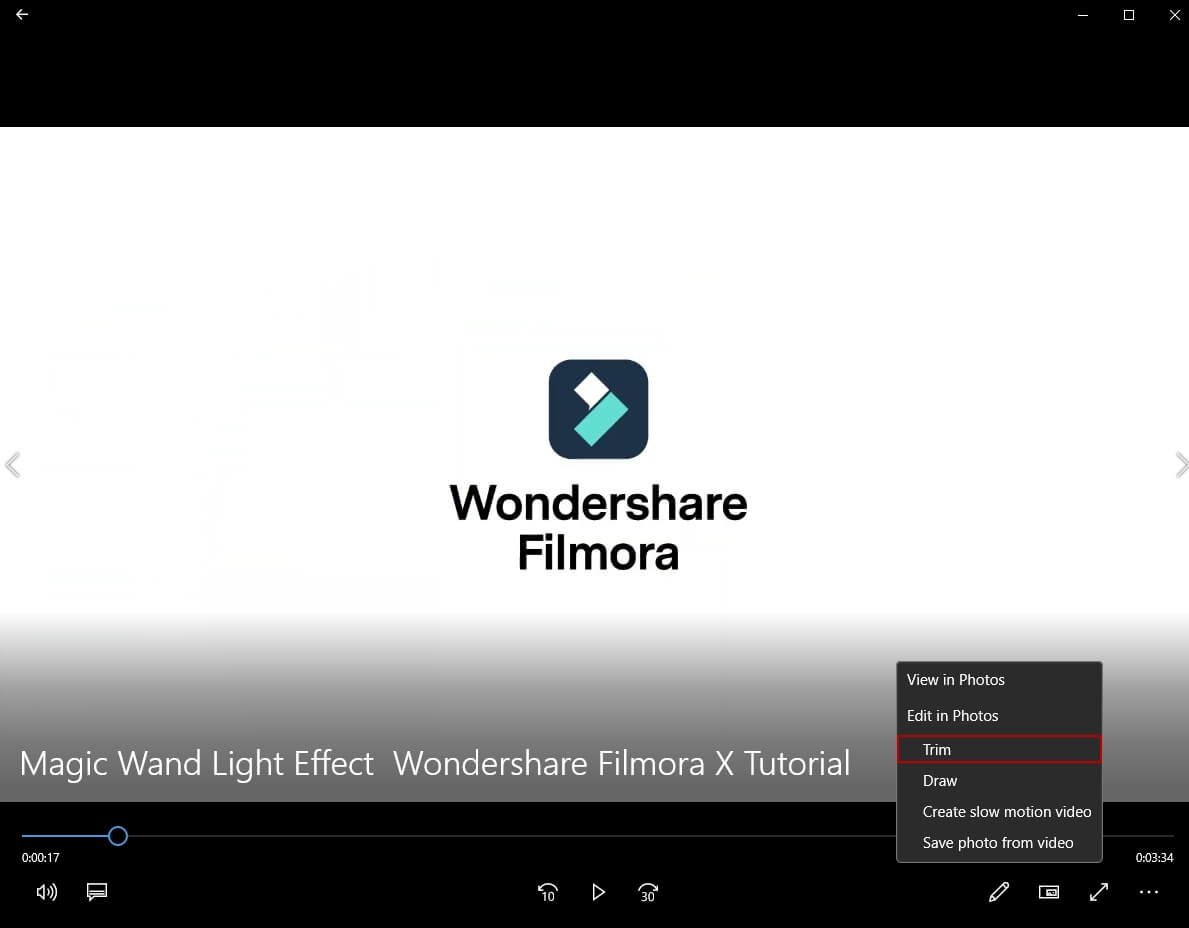 rifinire video windows 10 movie tv app