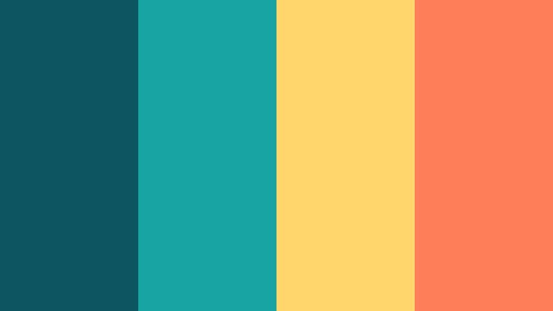 tropical drift punch ocean drift color palette with hex codes