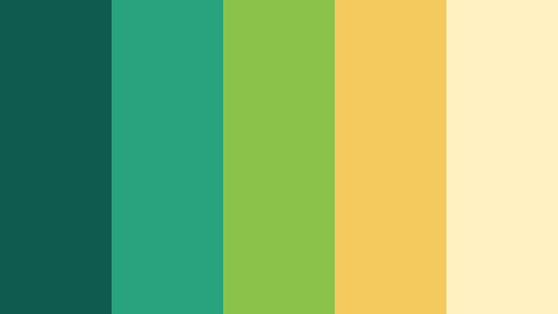 tropical leaf glow nature color palette color palette with hex codes