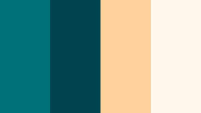 tropical marina escape deep lagoon color palette with hex codes