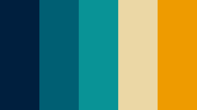 tropical riptide energy deep ocean blue color palette with hex codes