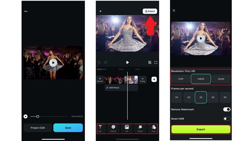check the result and save it