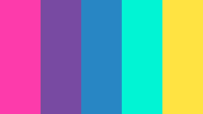 turbo pop energetic color palette color palette with hex codes