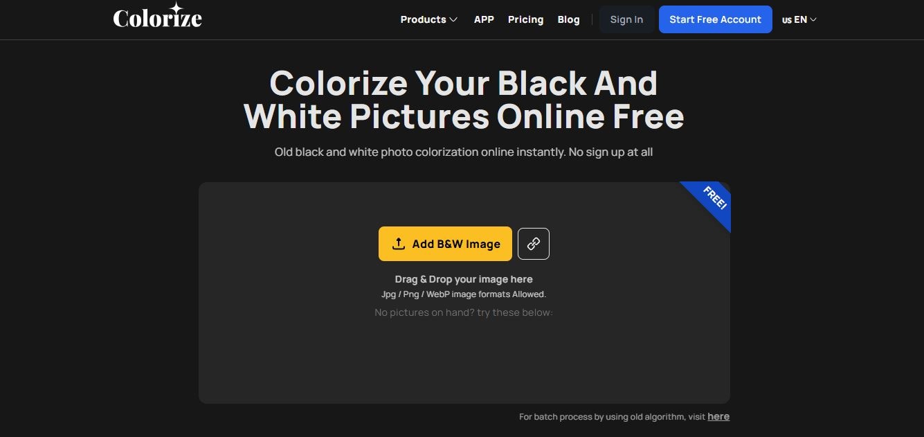 how to colorize the old image