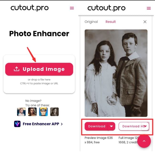 how to increase old image quality