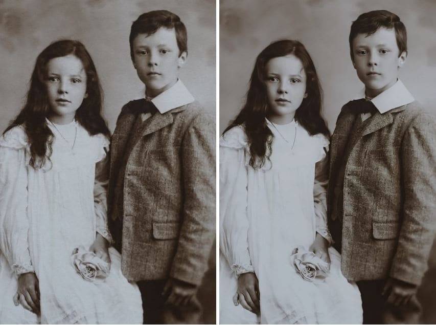 enhanxe the quality of old image