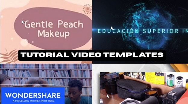 tutorial video template title card