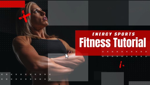 fitness tutorial template