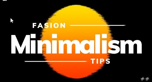 minimalist fashion template