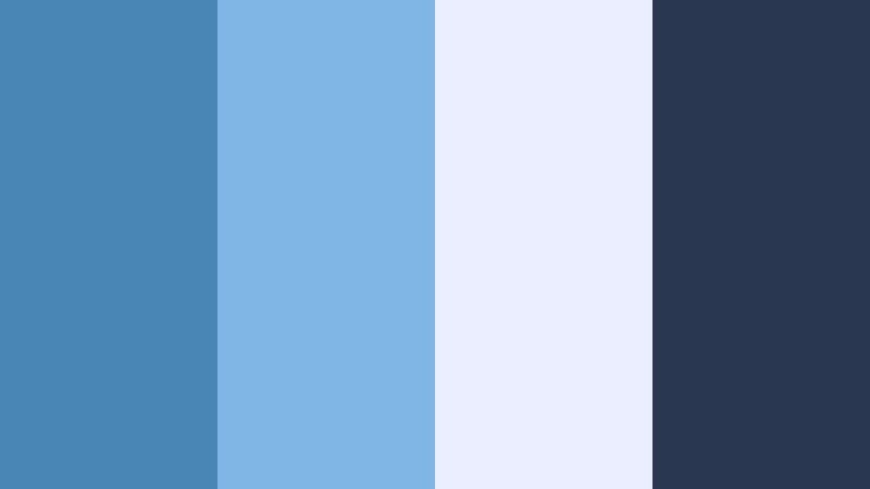 twilight air fade angel blue color palette with hex codes