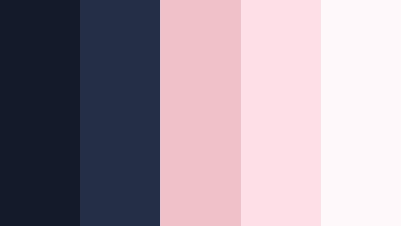 twilight balcony notes eclipse navy color palette with hex codes