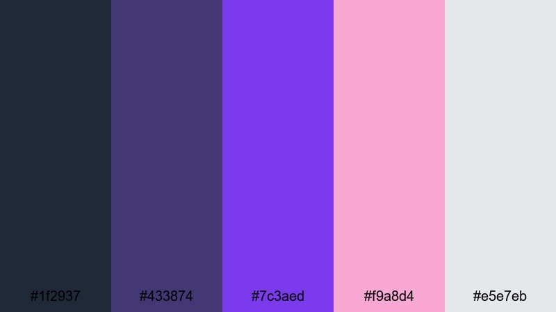 twilight balcony serenade castle color palette with hex codes
