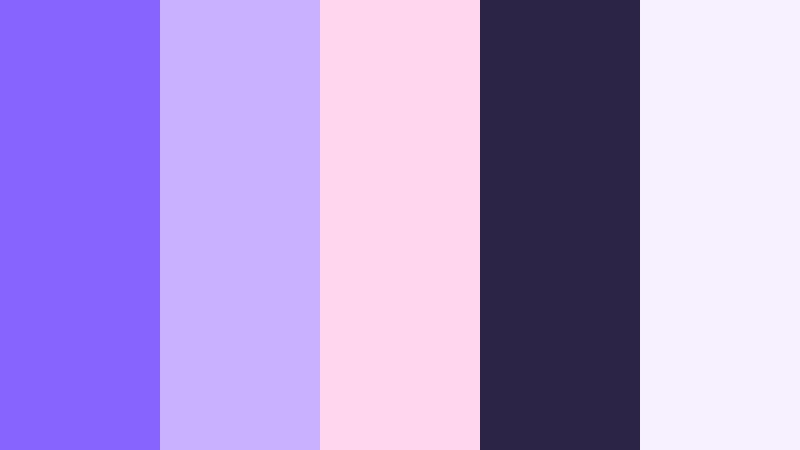 twilight balcony serenade pulse purple color palette with hex codes