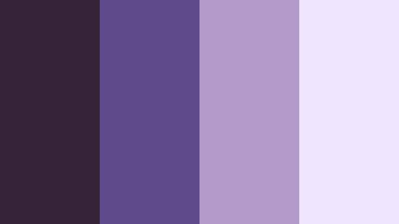 twilight lavender story charcoal plum color palette with hex codes