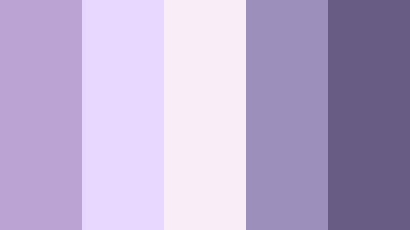 twilight lavender whisper muted lavender color palette with hex codes