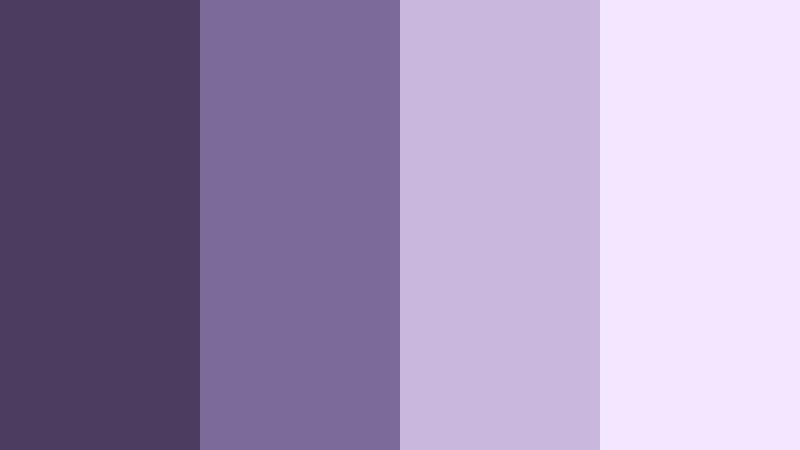 twilight lavender whisper stormy violet color palette with hex codes