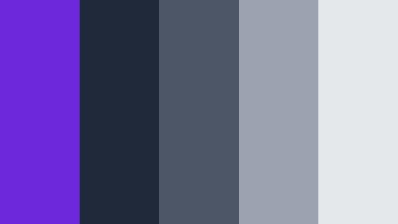 twilight mist serenade electric indigo color palette with hex codes