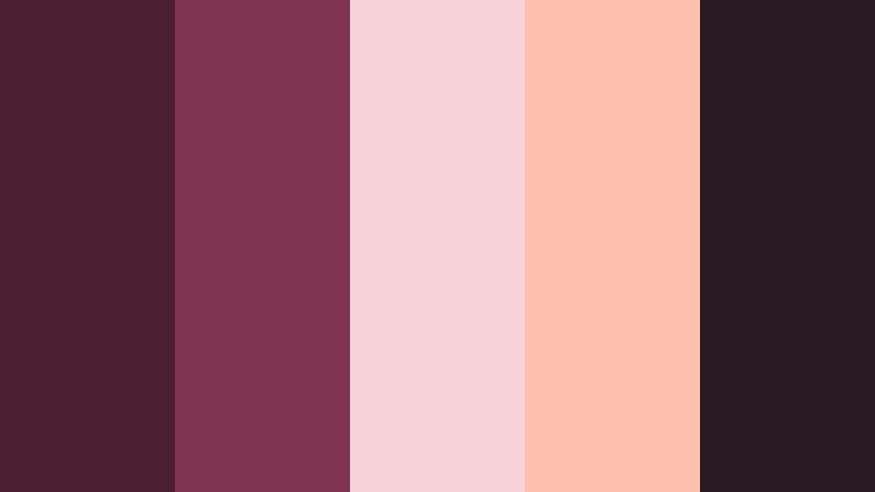 twilight rosewood romance deep rosewood color palette with hex codes