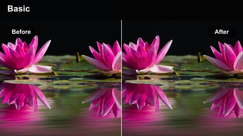 Person walking along a city street at dusk with cool blue tones and soft contrast.