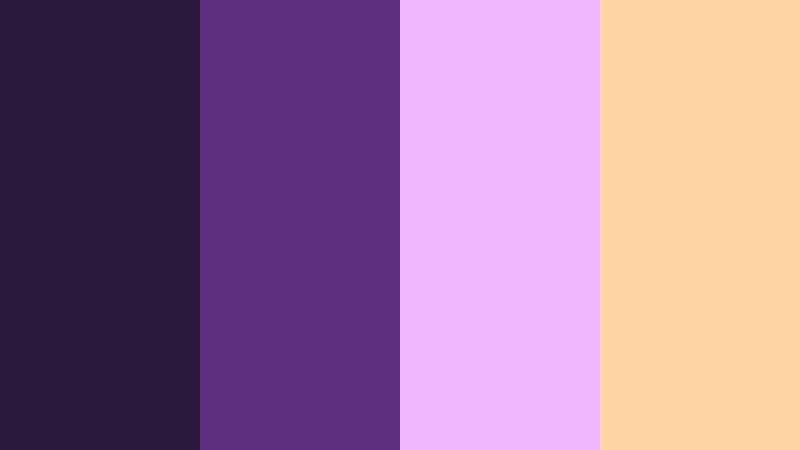 twilight studio glow shadow scene purple color palette with hex codes