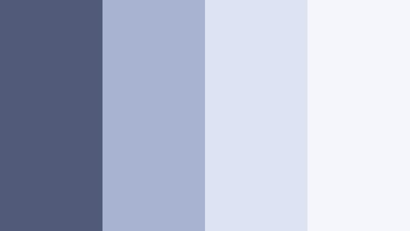 twilight whisper indigo faded indigo color palette with hex codes