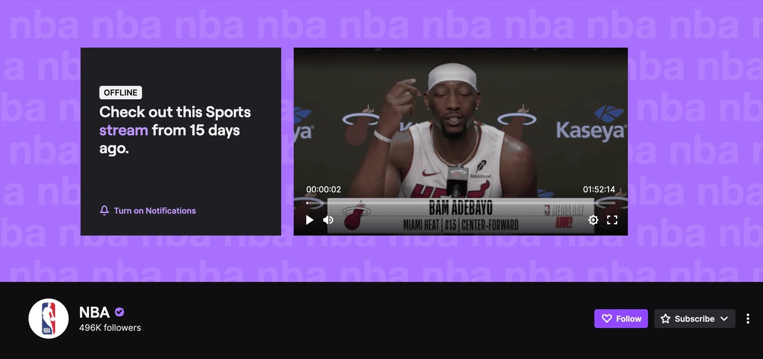Intro to twitch banner template