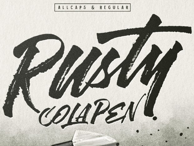 handwritten typeface family