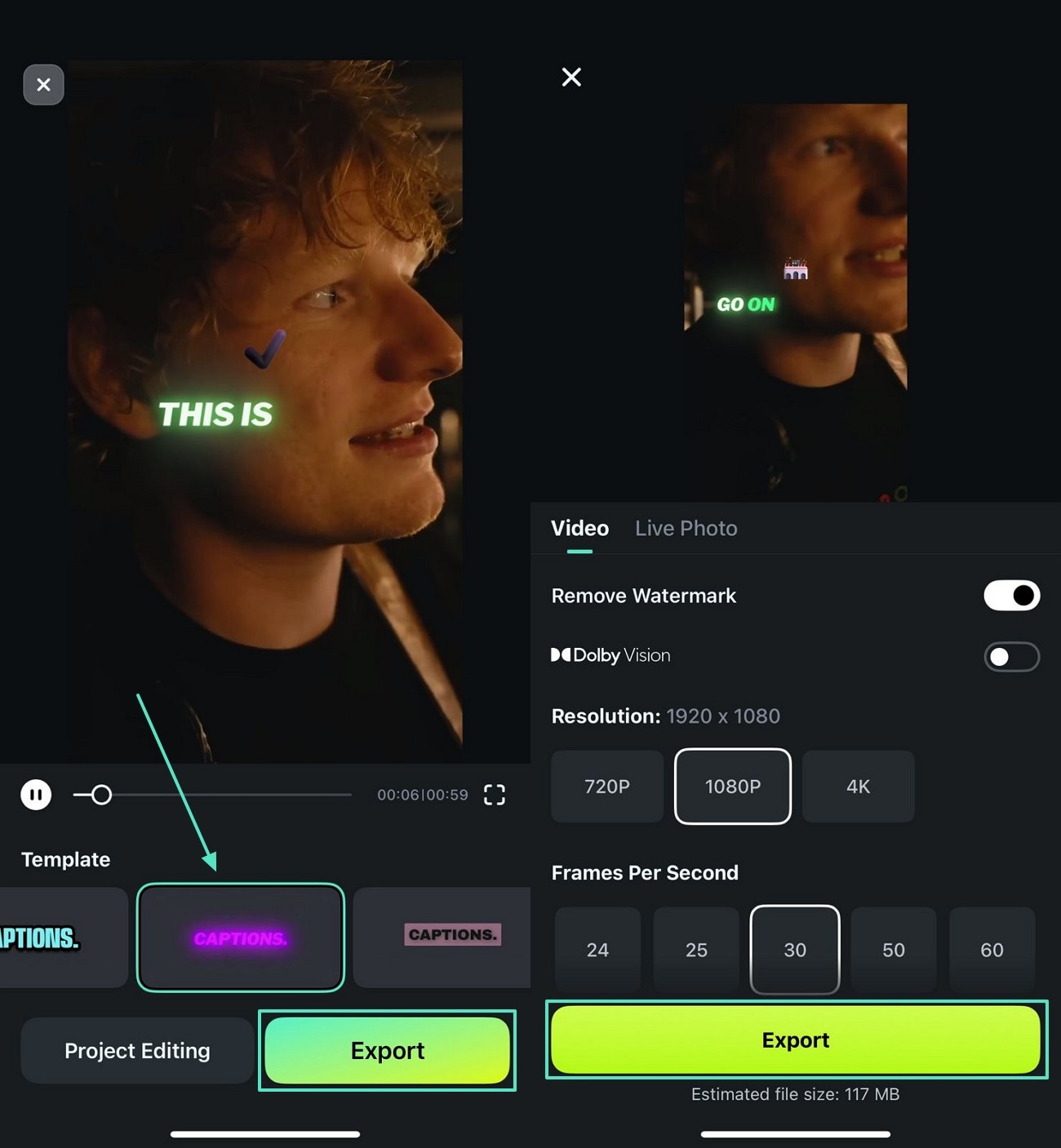 save filmora app video ai