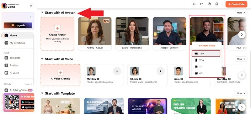 select ai avatar for ugc ads