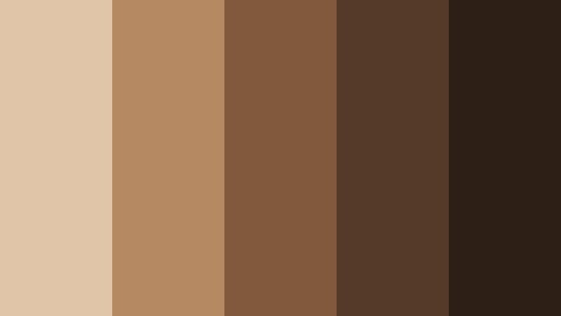 umber closing shot documentary color color palette with hex codes