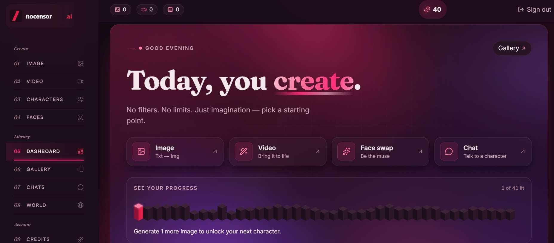 nocensor.ai uncensored video generator