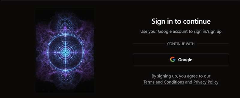 log in to unlucid ai account