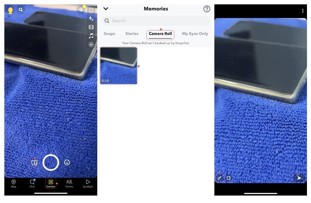 télécharger vidéo iphone au ralenti sur snapchat