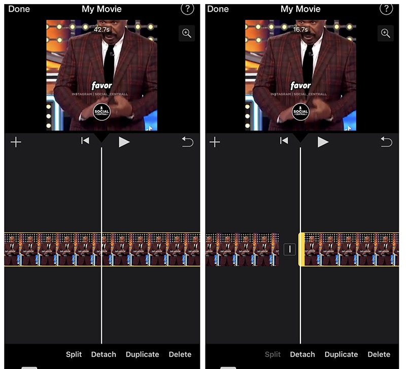 upload video to imovie iphone