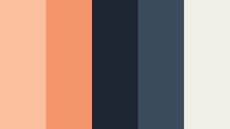 urban apricot contrast soft apricot color palette with hex codes