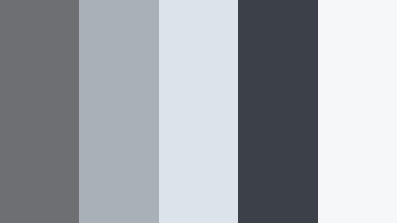 urban concrete calm meteor gray color palette with hex codes