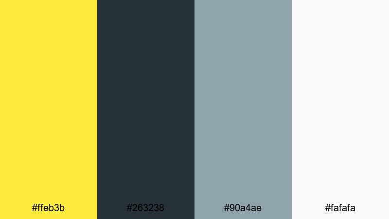 urban lemon accent lemon color palette with hex codes