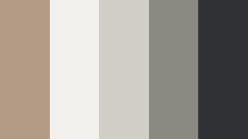 urban loft neutrals warm taupe color palette with hex codes