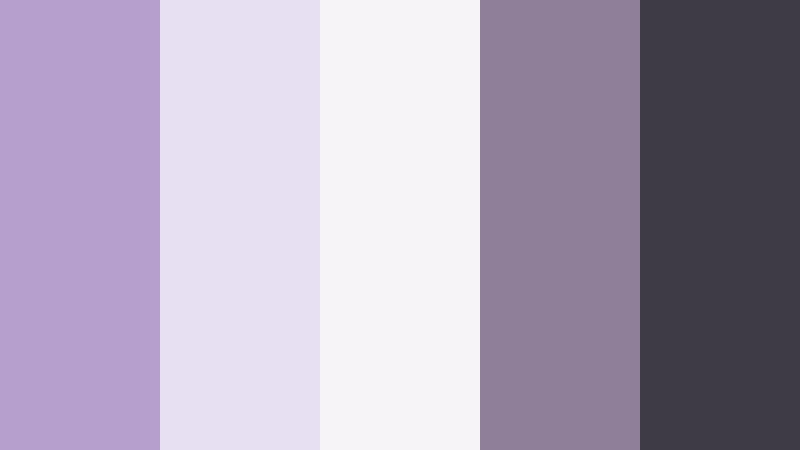 urban loft violet faded violet color palette with hex codes