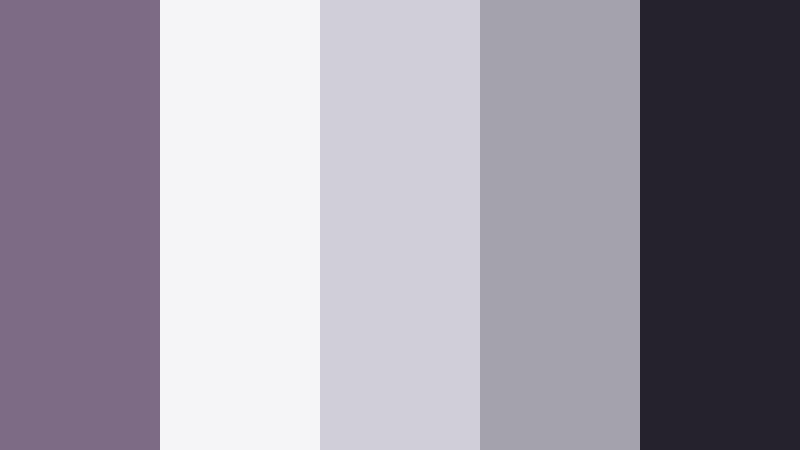 urban mauve interface mauve shadow color palette with hex codes