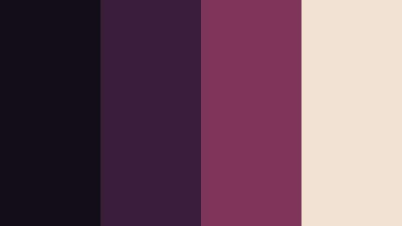 urban midnight alley midnight plum color palette with hex codes