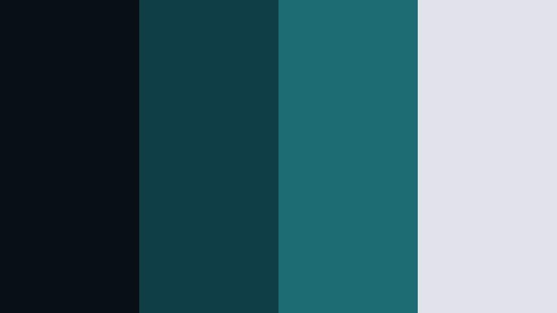 urban shadow frame cinema shadow teal color palette with hex codes