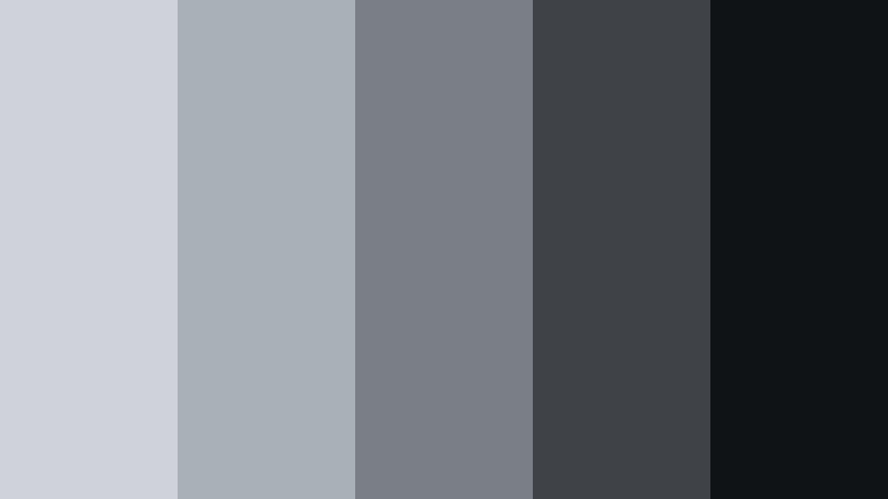 urban skyline chrome platinum silver color palette with hex codes