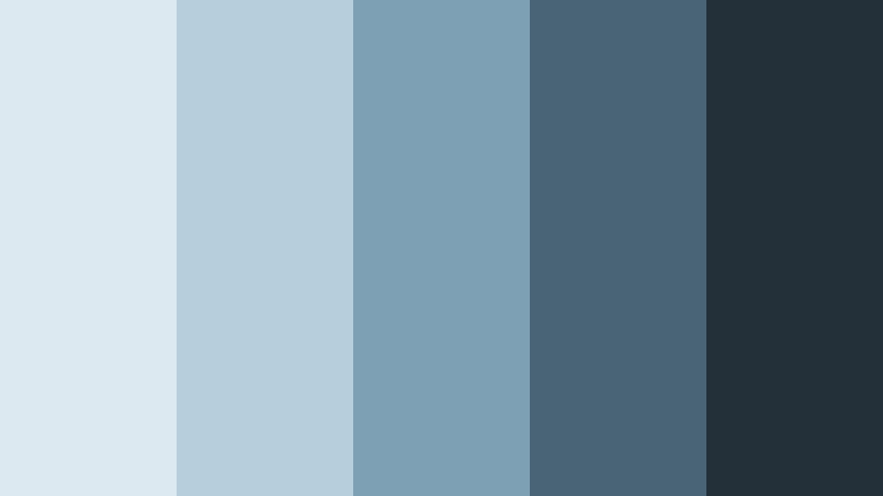 urban skyscraper mist cool glacier blue color palette with hex codes