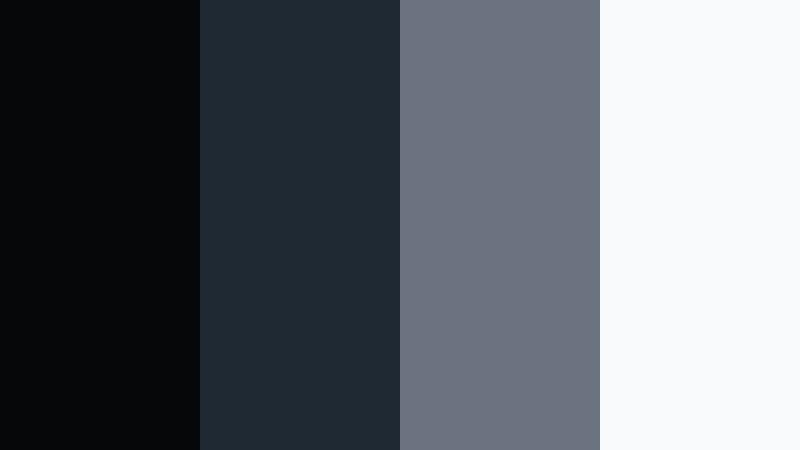 urban tunnel grit coal black color palette with hex codes