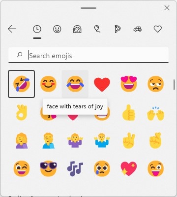 use emojis on windows shortcuts