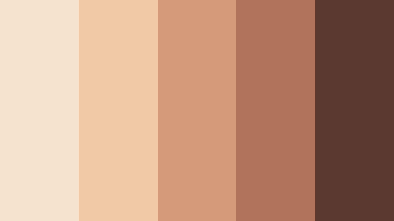 vanilla chai stories almond cream color palette with hex codes