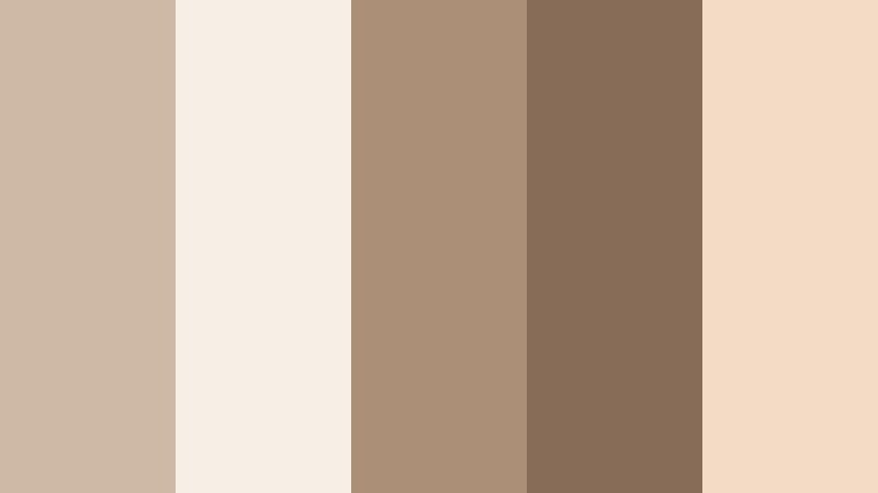 vanilla chai studio neutral taupe color palette with hex codes