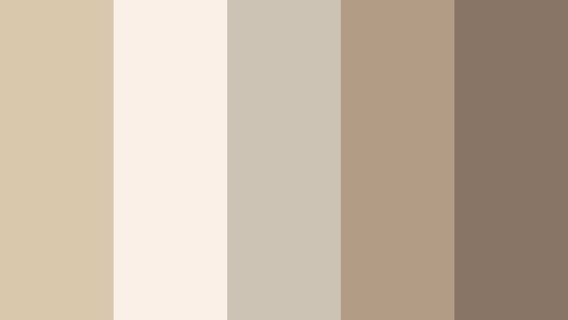 vanilla linen whisper ash beige color palette with hex codes