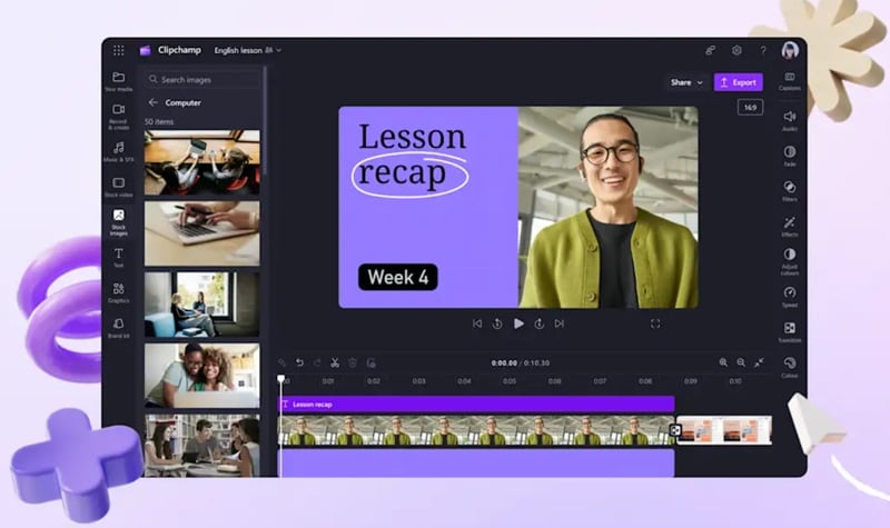 clipchamp top Veed.io alternative